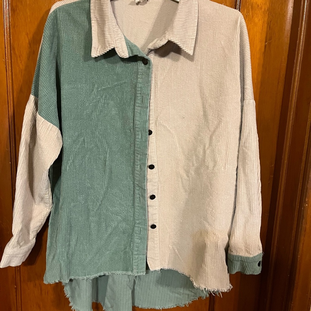 BiBi Cream Ribbed Top